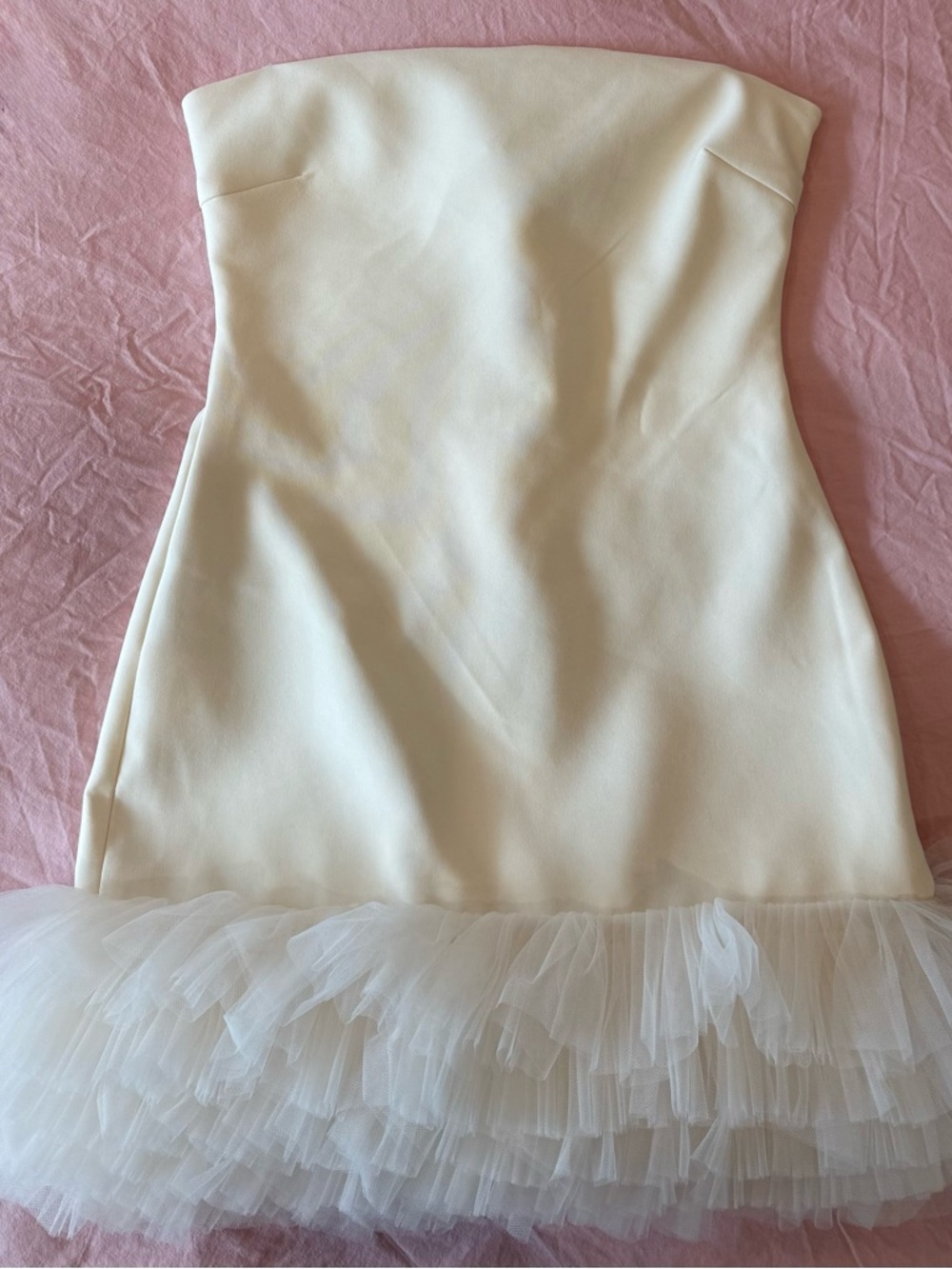 Zara Fluffy Bottom Mini Dress
